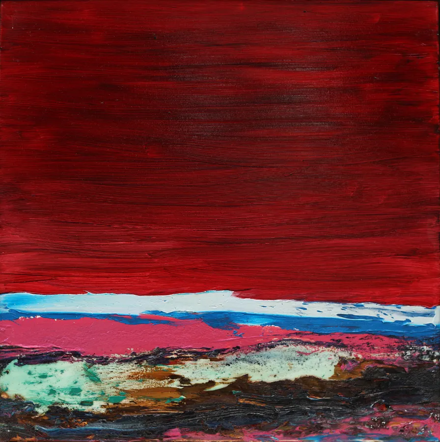 Image of 109 by Andriy Aksyutov, size: 60х60, Painting medium, part of the Горизонти series