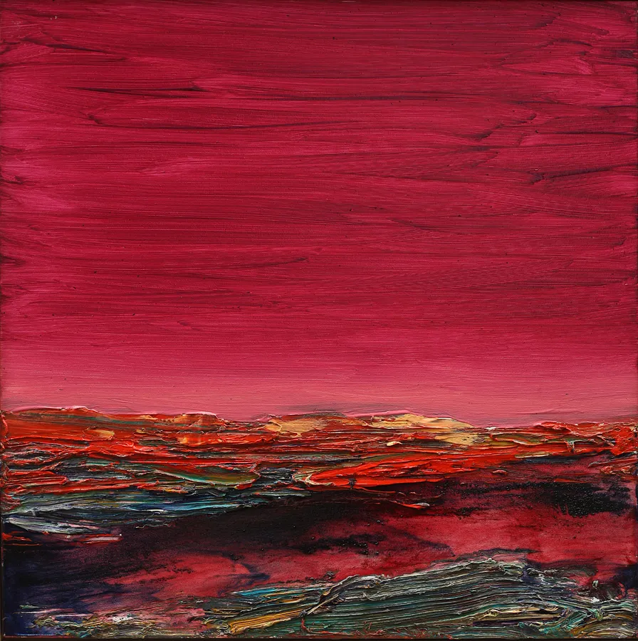 Image of 98 by Andriy Aksyutov, size: 60х60, Painting medium, part of the Горизонти series