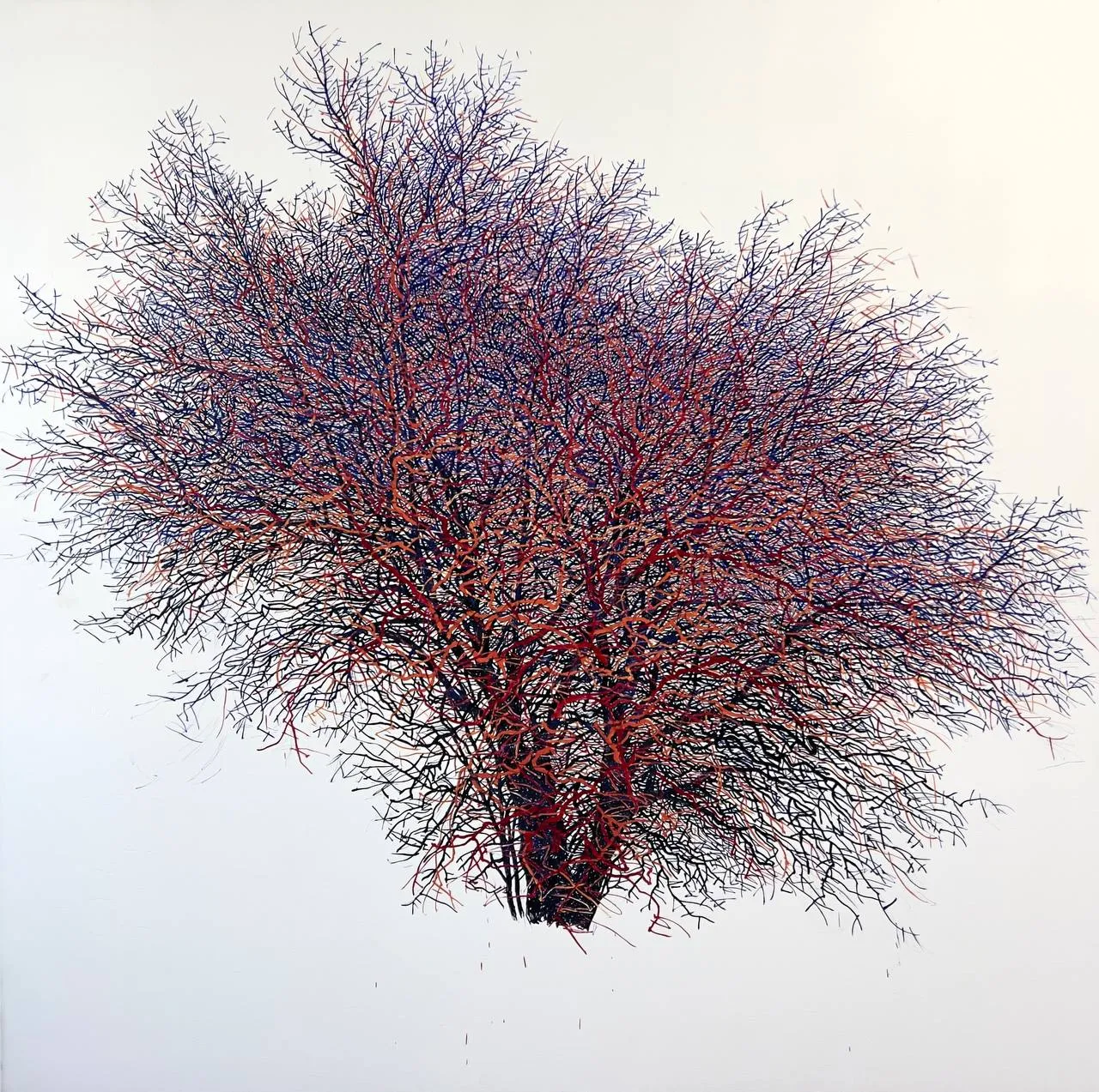 Image of 250 by Andriy Aksyutov, size: 130х130, made of полотно, олія, Painting medium, part of the Самотність series